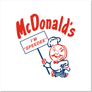 McDonald's original mascot. Speedee Posters and Art